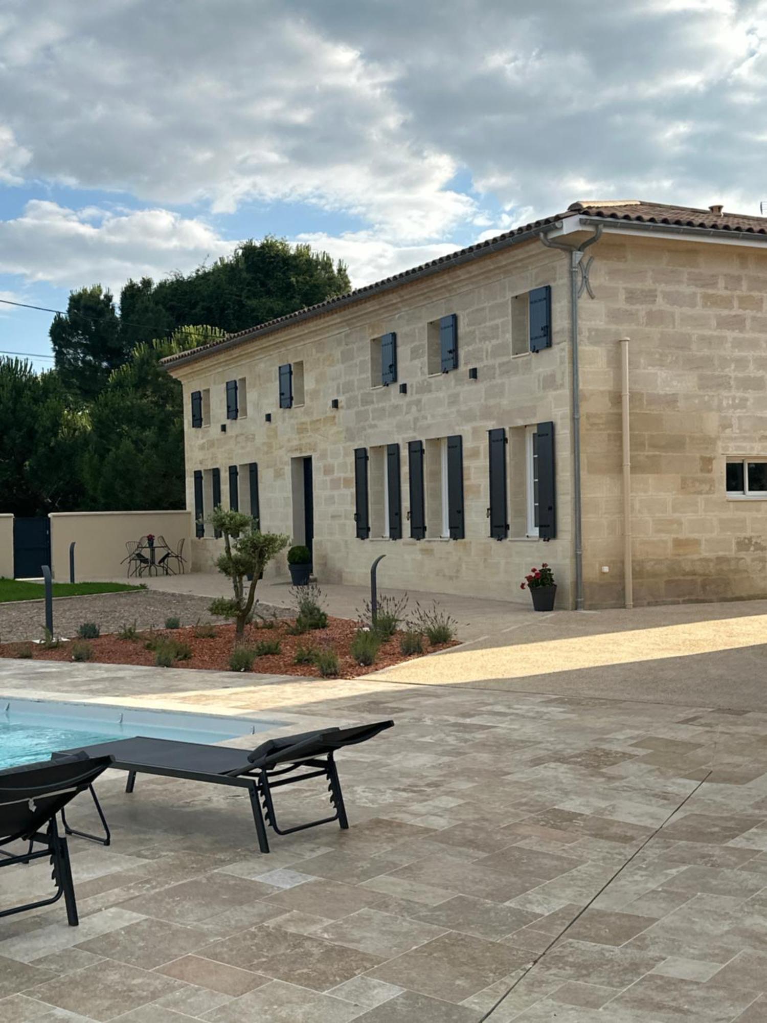 Repaire - Le Repaire De Maltus "Gites & Spa" Lussac (Gironde) Exterior foto